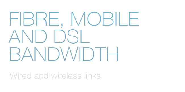 TechNiche Fibre, Mobile and DSL Bandwidth